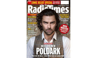 RT cover Radio Times, Aidan Turner, Poldark, Sarah Dunn