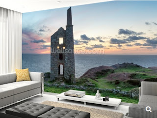 Poldark, Cornwall, Murals, Wallsauce