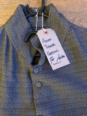 Aidan Turner, Poldark, auction, INK Festival, waistcoat